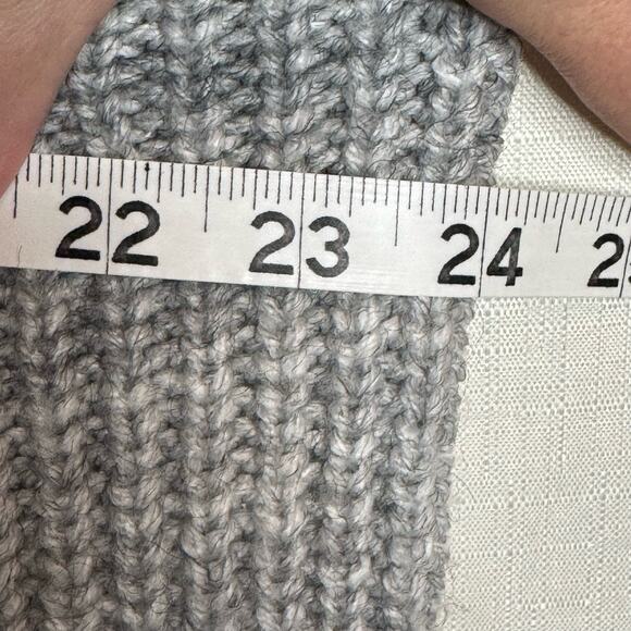 ZARA Chunky Knit Hoodie Size M Oversize Sweater Cozy Capsule Minimalist neutral - Picture 7 of 8